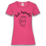 Junggesellenshirts.de Damenshirt XS / Fuchsia JGA Shirt Braut "Ich Heirate" Unicorn
