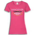 Junggesellenshirts.de Damenshirt XS / Fuchsia JGA Shirt "Hangover Girls"