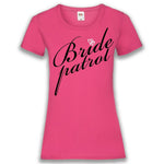 Junggesellenshirts.de Damenshirt XS / Fuchsia JGA Shirt Team "Bride Patrol"