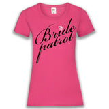 Junggesellenshirts.de Damenshirt XS / Fuchsia JGA Shirt Team "Bride Patrol"