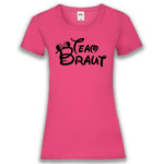 Junggesellenshirts.de Damenshirt XS / Fuchsia JGA Shirt Team "Minnie"