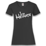 Junggesellenshirts.de Damenshirt XS / Schwarz JGA Shirt Braut "Ich Heirate" Basic Variante