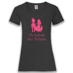 Junggesellenshirts.de Damenshirt XS / Schwarz JGA Shirt Braut "Ich Heirate Den Prinzen"