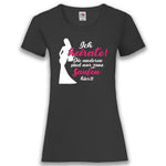 Junggesellenshirts.de Damenshirt XS / Schwarz JGA Shirt Braut "Ich Heirate! Die Anderen Sind Nur Zum Saufen Hier!"