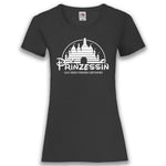 Junggesellenshirts.de Damenshirt XS / Schwarz JGA Shirt Braut "Prinzessin"