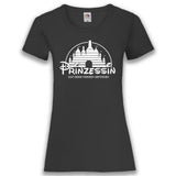 Junggesellenshirts.de Damenshirt XS / Schwarz JGA Shirt Braut "Prinzessin"