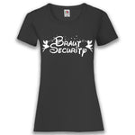 Junggesellenshirts.de Damenshirt XS / Schwarz JGA Shirt Team "Braut Security"