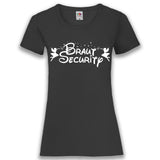 Junggesellenshirts.de Damenshirt XS / Schwarz JGA Shirt Team "Braut Security"