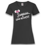 Junggesellenshirts.de Damenshirt XS / Schwarz JGA Shirt Team "Juhhuuu..."