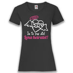 Junggesellenshirts.de Damenshirt XS / Schwarz JGA Shirt Team "Love Is In The Air"