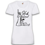 Junggesellenshirts.de Damenshirt XS / Weiß JGA Shirt Braut "Hab Einen"