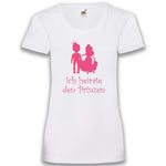Junggesellenshirts.de Damenshirt XS / Weiß JGA Shirt Braut "Ich Heirate Den Prinzen"