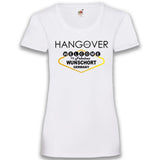 Junggesellenshirts.de Damenshirt XS / Weiß JGA Shirt "Hangover Girls"