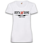 Junggesellenshirts.de Damenshirt XS / Weiß JGA Shirt "Rock Vor Dem Ring"