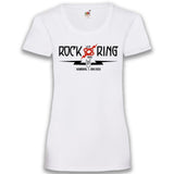Junggesellenshirts.de Damenshirt XS / Weiß JGA Shirt "Rock Vor Dem Ring"