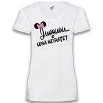 Junggesellenshirts.de Damenshirt XS / Weiß JGA Shirt Team "Juhhuuu..."