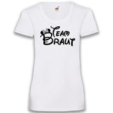 Junggesellenshirts.de Damenshirt XS / Weiß JGA Shirt Team "Minnie"