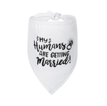 Junggesellenshirts.de Dogs Dog Bandana "Getting Married"