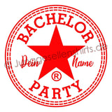 Junggesellenshirts.de Herrenshirt JGA Shirt "Bachelor Party"
