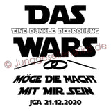 Junggesellenshirts.de Herrenshirt JGA Shirt Bräutigam "Das Wars II"