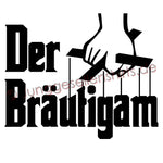 Junggesellenshirts.de Herrenshirt JGA Shirt Bräutigam "Der Bräutigam"
