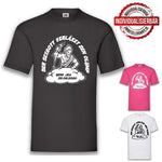 Junggesellenshirts.de Herrenshirt JGA Shirt Bräutigam "Der Sexgott Verlässt Den Olymp"