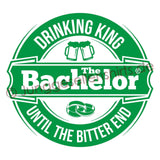 Junggesellenshirts.de Herrenshirt JGA Shirt Bräutigam "Drinking King"