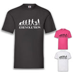 Junggesellenshirts.de Herrenshirt JGA Shirt Bräutigam "Ehevolution"