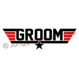 Junggesellenshirts.de Herrenshirt JGA Shirt Bräutigam "Groom"