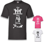 Junggesellenshirts.de Herrenshirt JGA Shirt Bräutigam "Heute, Morgen, Übermorgen"
