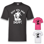 Junggesellenshirts.de Herrenshirt JGA Shirt Bräutigam "Ich Bin Der Depp"