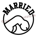 Junggesellenshirts.de Herrenshirt JGA Shirt Bräutigam "Internationales Zeichen Für Verheiratet"
