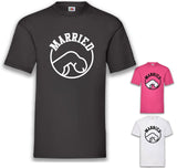 Junggesellenshirts.de Herrenshirt JGA Shirt Bräutigam "Internationales Zeichen Für Verheiratet"