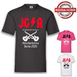 Junggesellenshirts.de Herrenshirt JGA Shirt Bräutigam "JGA Rock Abschiedstour"
