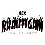 Junggesellenshirts.de Herrenshirt JGA Shirt Bräutigam "Skateboard"