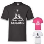 Junggesellenshirts.de Herrenshirt JGA Shirt Bräutigam "Sorry Girls, Ich Heirate!"