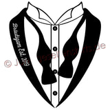 Junggesellenshirts.de Herrenshirt JGA Shirt Bräutigam "Suit Up"