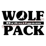 Junggesellenshirts.de Herrenshirt JGA Shirt Bräutigam "Wolfpack"