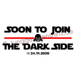 Junggesellenshirts.de Herrenshirt JGA Shirt "Soon To Join The Dark Side"