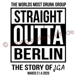 Junggesellenshirts.de Herrenshirt JGA Shirt "Straight Outta"