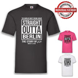 Junggesellenshirts.de Herrenshirt JGA Shirt "Straight Outta"