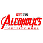 Junggesellenshirts.de Herrenshirt JGA Shirt Team "Alcoholics"