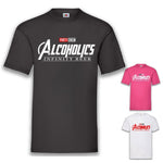 Junggesellenshirts.de Herrenshirt JGA Shirt Team "Alcoholics"