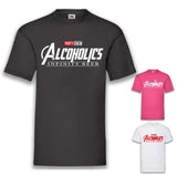 Junggesellenshirts.de Herrenshirt JGA Shirt Team "Alcoholics"