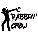Junggesellenshirts.de Herrenshirt JGA Shirt Team "Dabbin' Crew"