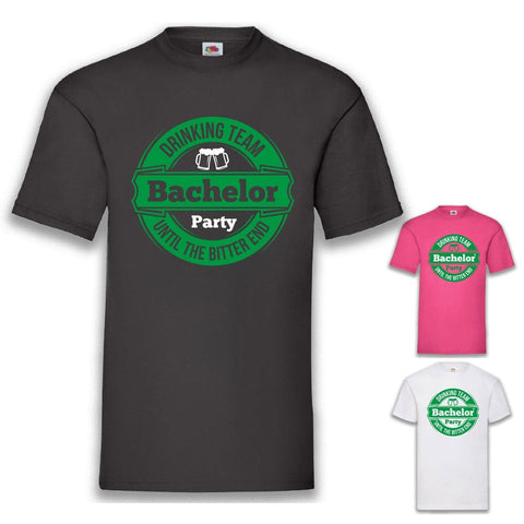 Junggesellenshirts.de Herrenshirt JGA Shirt Team "Drinking Team Beer"