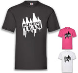 Junggesellenshirts.de Herrenshirt JGA Shirt Team "Drinking Team"
