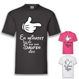 Junggesellenshirts.de Herrenshirt JGA Shirt Team "Er Heiratet" Mouse