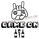 Junggesellenshirts.de Herrenshirt JGA Shirt Team "Game On 2"