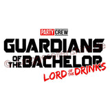 Junggesellenshirts.de Herrenshirt JGA Shirt Team "Guardians Of The Bachelor Lord Of The Drinks"